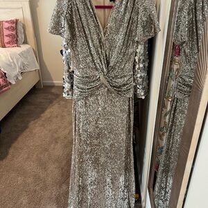 Elegant Sequin Evening Gown